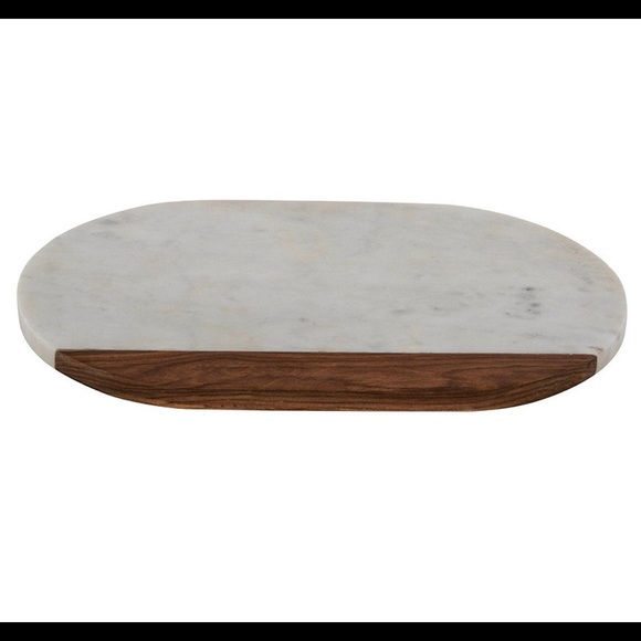 Thirstystone 14"x9" Oval Serving Platter Marble and Wood - Picture 4 of 6